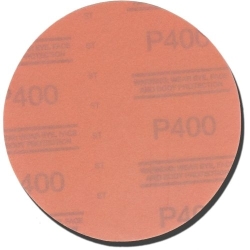 PSA RED ABRASIVE DISCS 6" P400A 100/RL